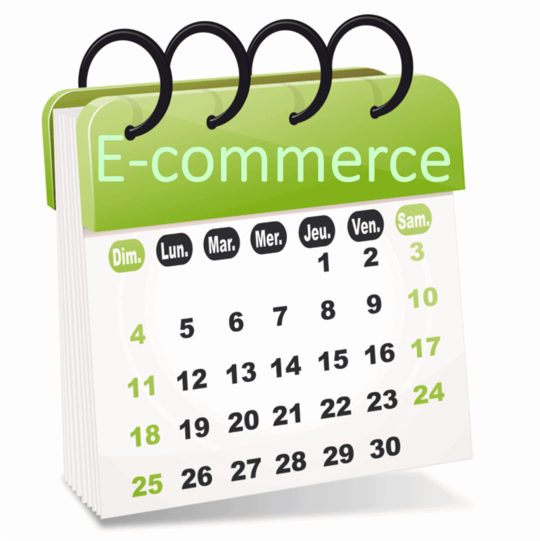 calendrier e-commerce