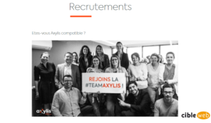 Les recrutements Axylis