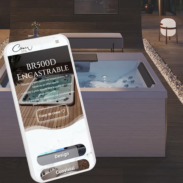 Site mobile responsive castel spa