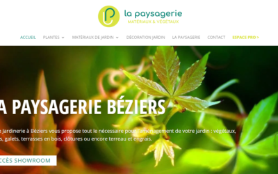 La Paysagerie à Béziers : WordPress pour un site vitrine géolocalisé