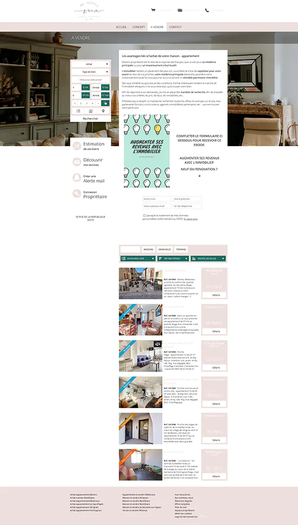 my-agency page