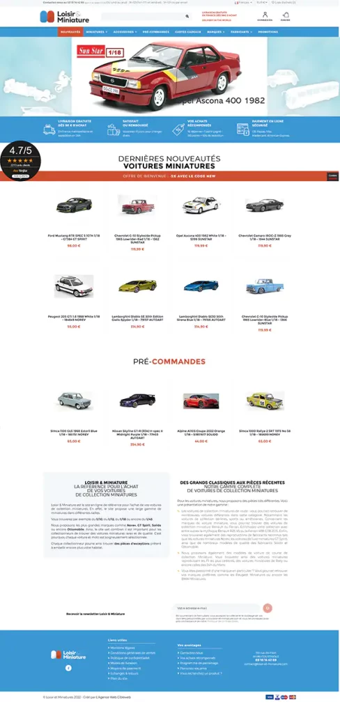 loisir et miniatures homepage