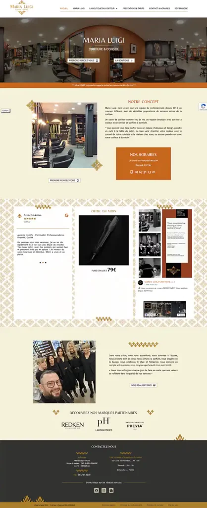 maria luigi homepage