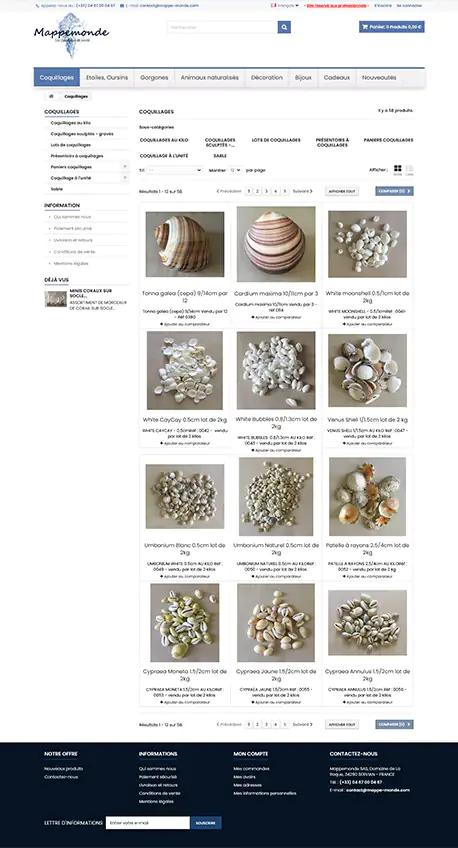 mappe monde page categ