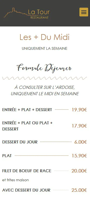 responsive version latour restaurant