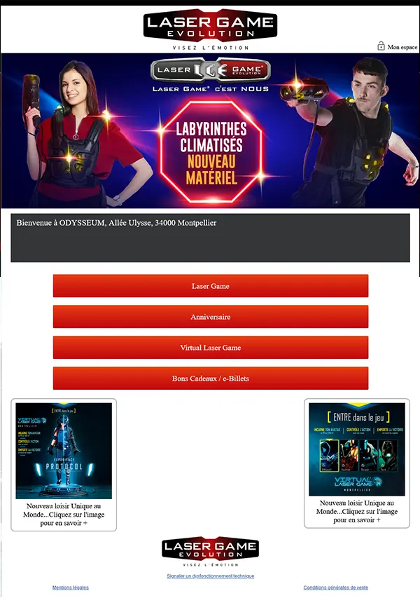laser game page
