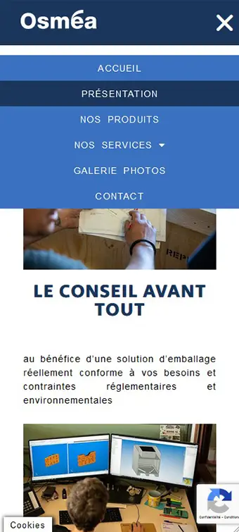 responsive version osméa page produit