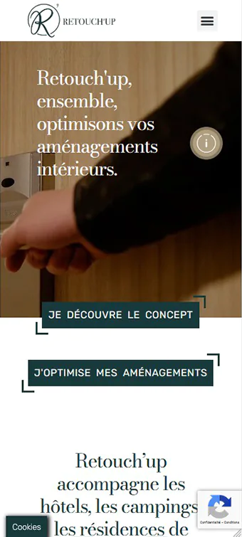 responsive version retouh'up page