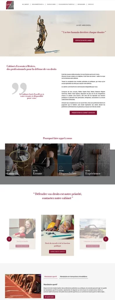 juriexcell homepage