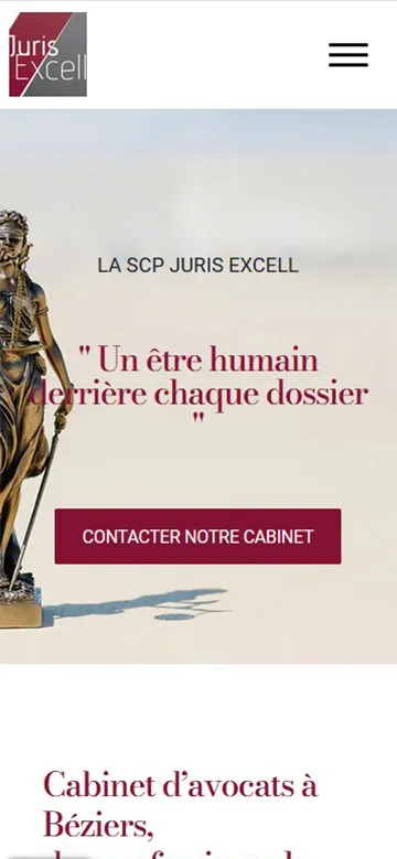 responsive Jurisexcell homepage
